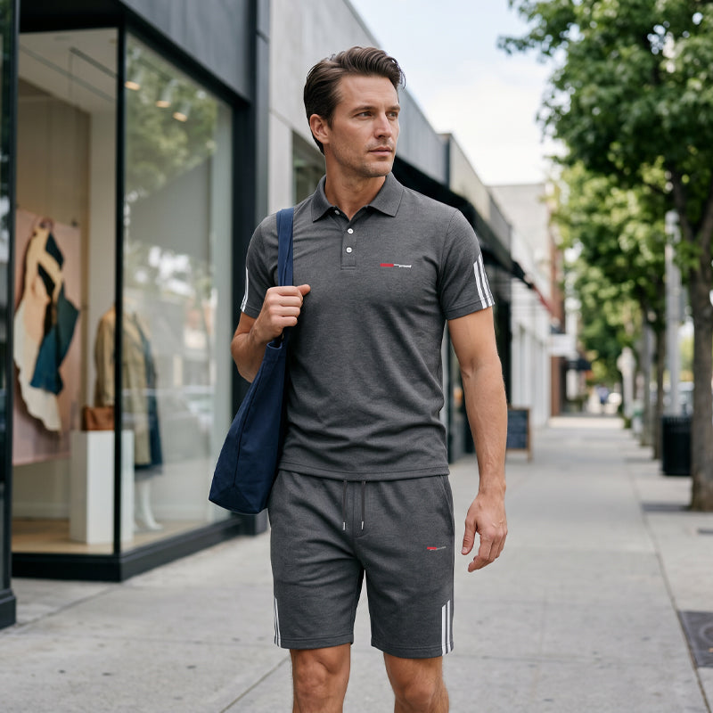 Sport-Conjunto polo corto y pantalón corto