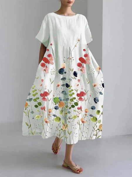 Vestido floral de verano Valeno