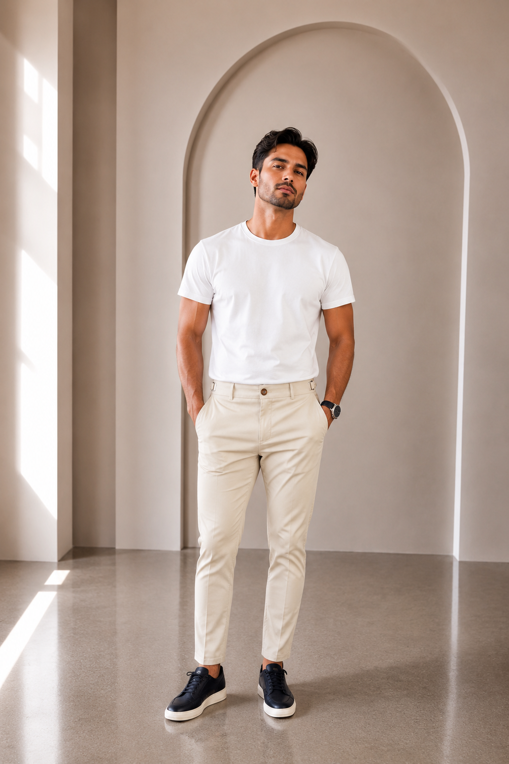 Pantalón de vestir de corte ajustado