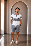 Paris-Conjunto polo corto y pantalón corto