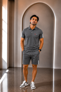 Sport-Conjunto polo corto y pantalón corto