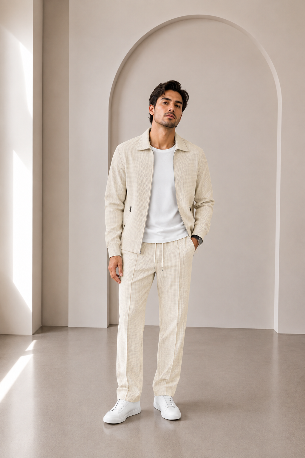 Conjunto chaqueta y pantalón ajustado