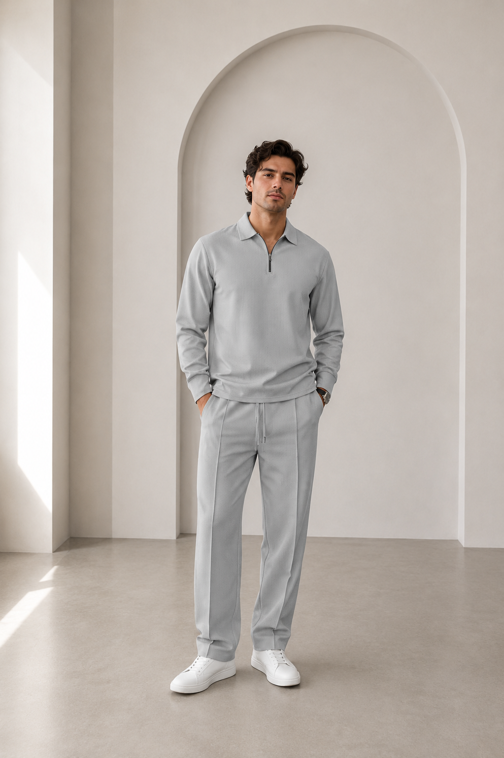 Conjuntos sudadera y pantalón de corte recto