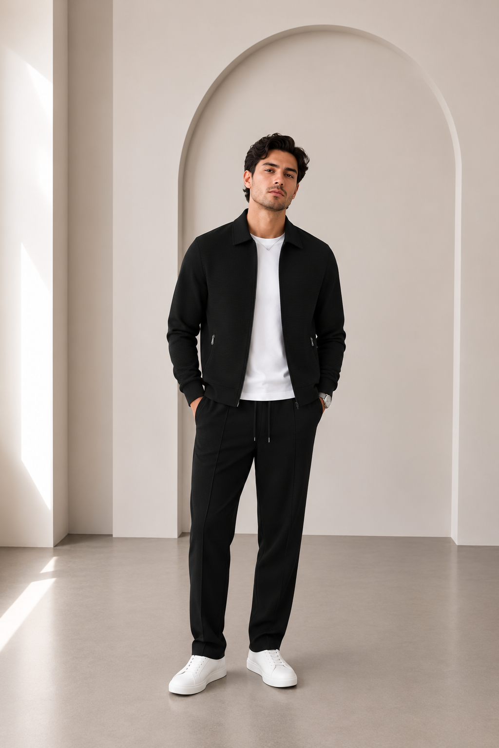 Conjunto chaqueta y pantalón ajustado
