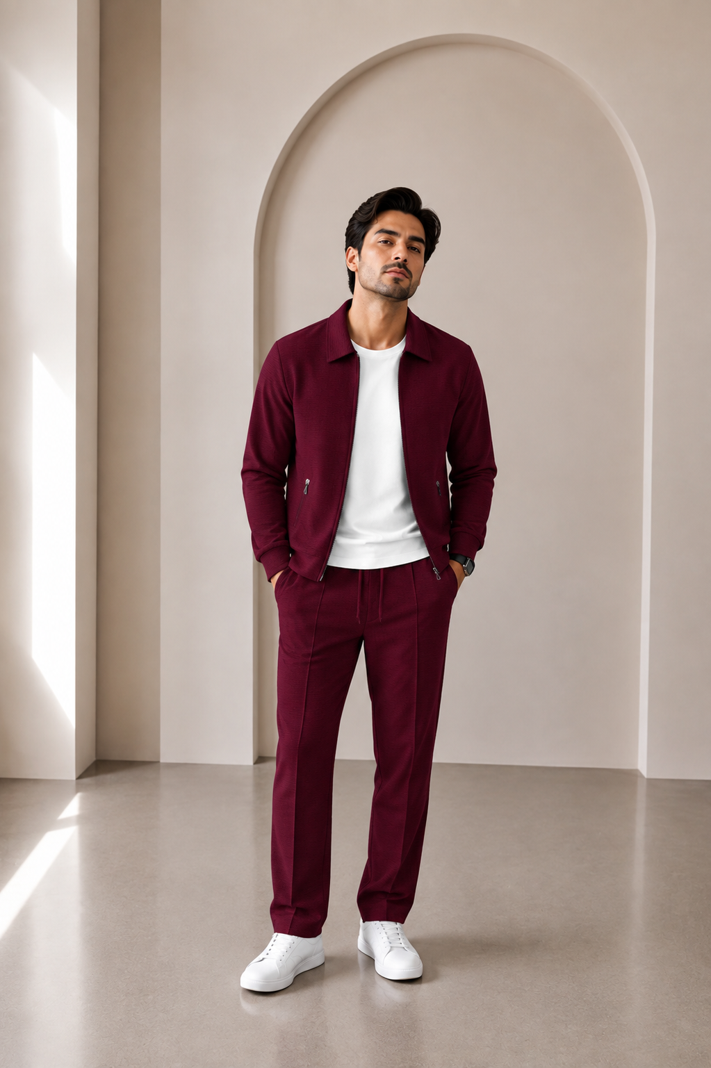 Conjunto chaqueta y pantalón ajustado