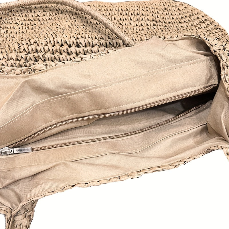 Marisol -  bolso bandolera de paja trenzada