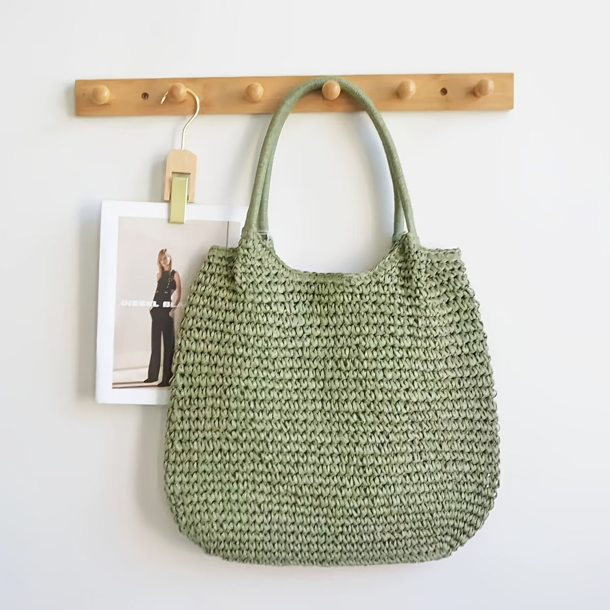 Mati - Bolso bandolera de paja trenzada