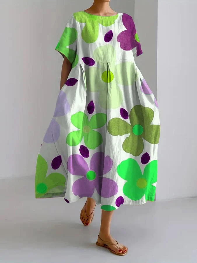 Vestido floral de verano Valeno