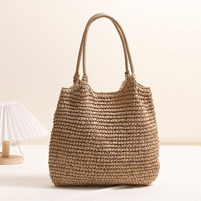 Marisol -  bolso bandolera de paja trenzada