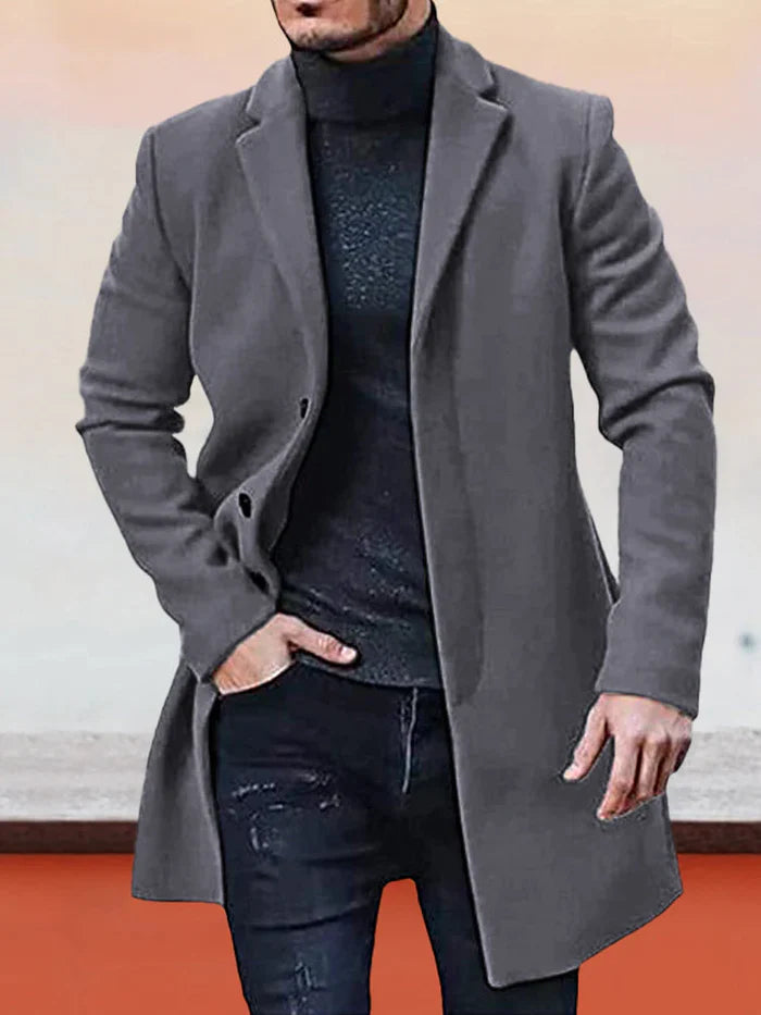Chaqueta de hombre de botones