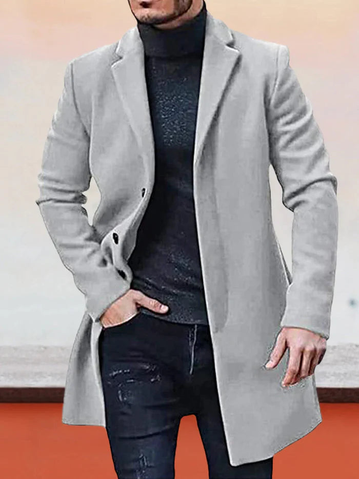 Chaqueta de hombre de botones