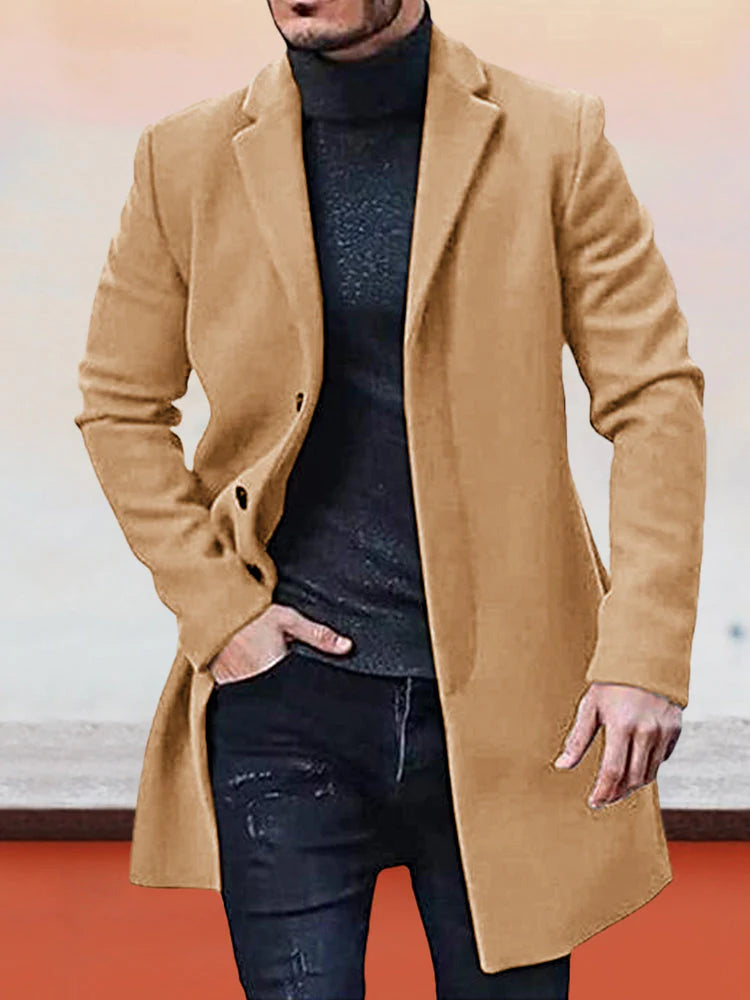 Chaqueta de hombre de botones