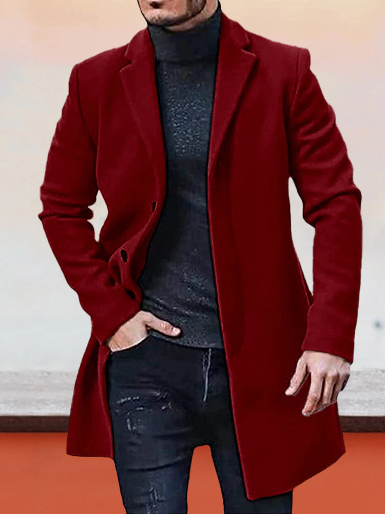 Chaqueta de hombre de botones