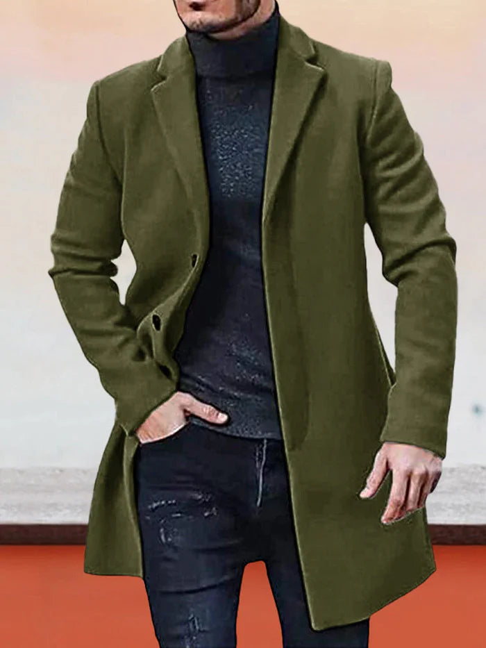 Chaqueta de hombre de botones