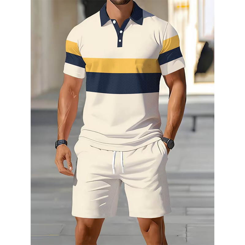 Paris-Conjunto polo corto y pantalón corto