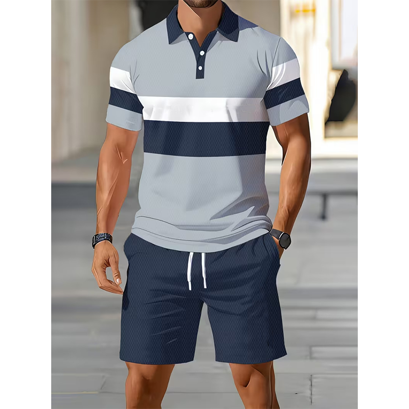 Paris-Conjunto polo corto y pantalón corto