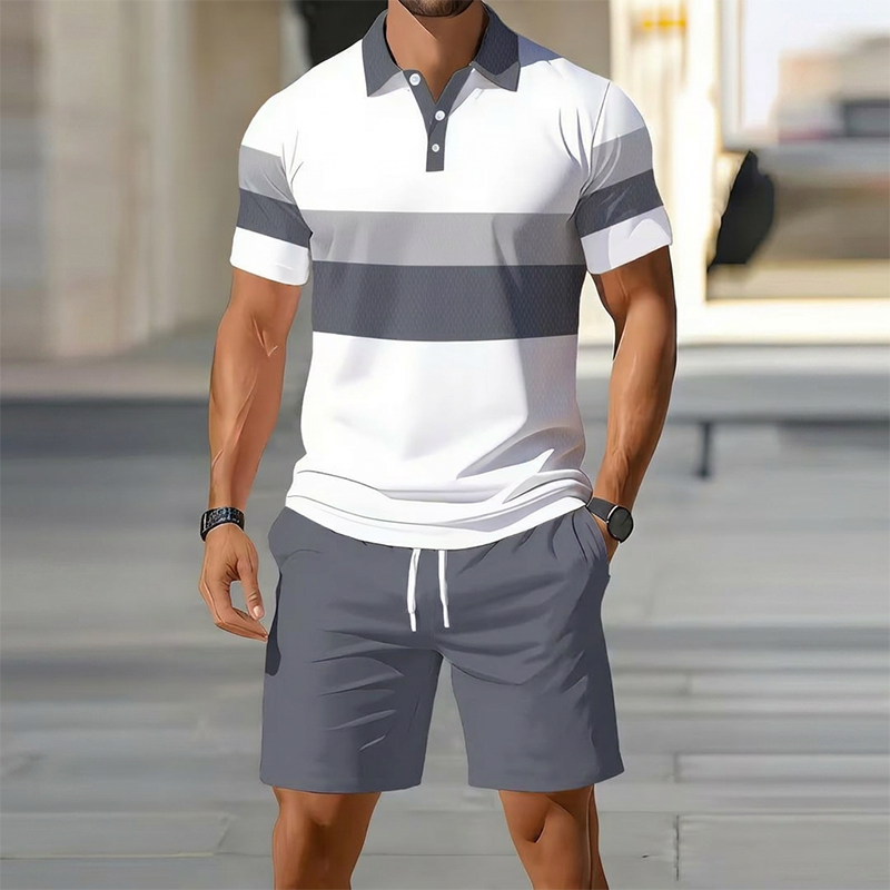 Paris-Conjunto polo corto y pantalón corto