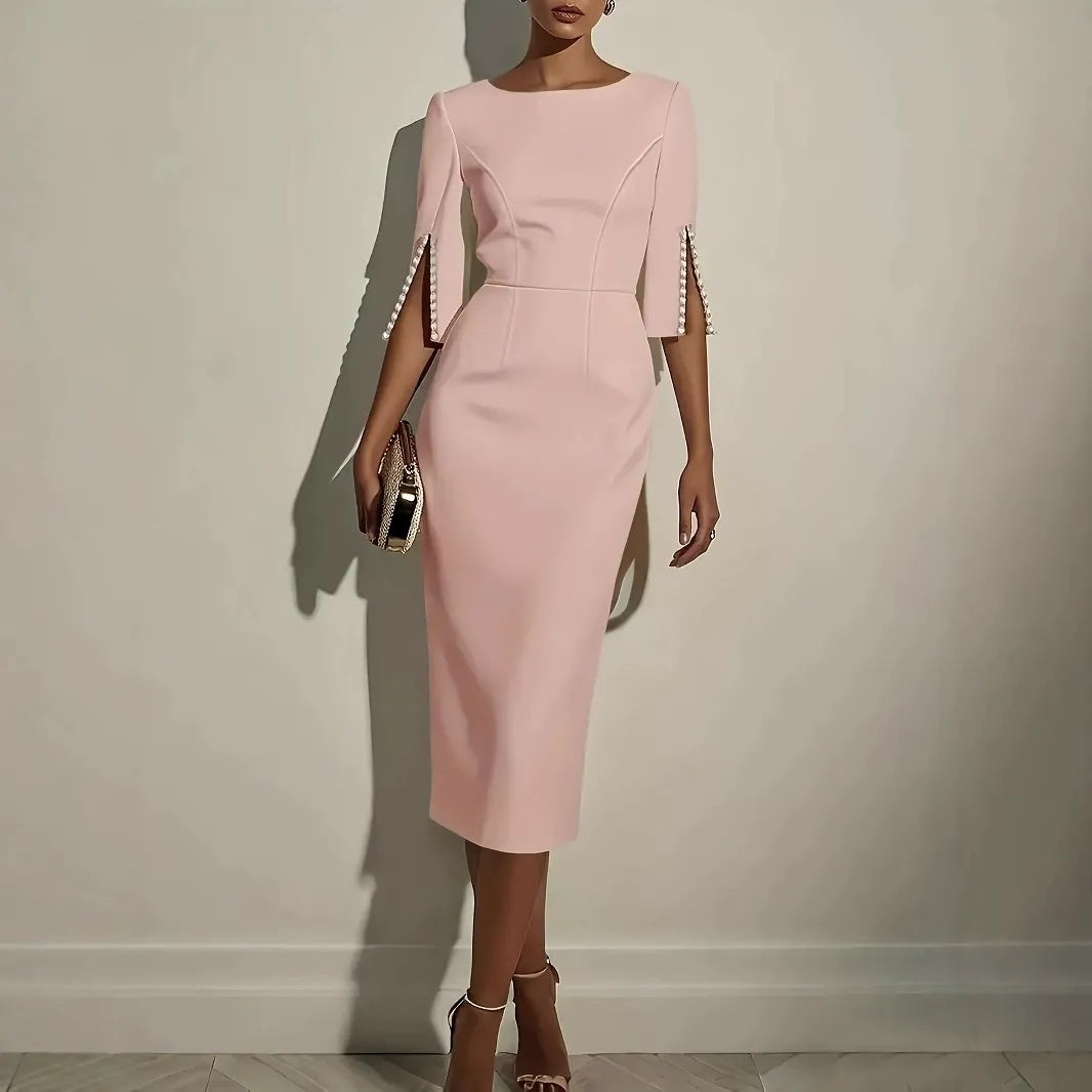 Elissa-Vestido lápiz ajustado