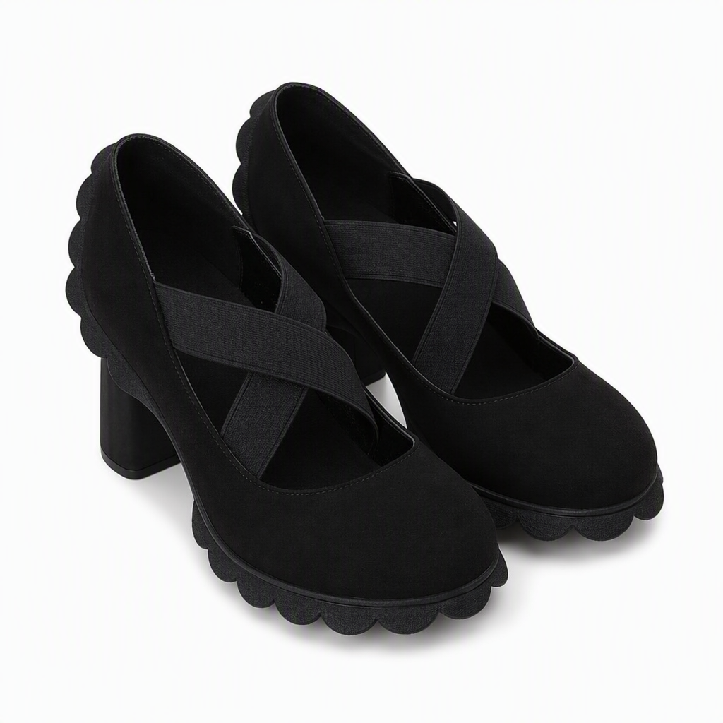 Zapatos - Tacones Mary Jane con puntera redonda
